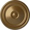 Ekena Millwork Reece Ceiling Medallion (Fits Canopies up to 2 3/8"), Hand-Painted Pale Gold, 12"OD x 1 3/4"P CM12REPAS - alternate 1